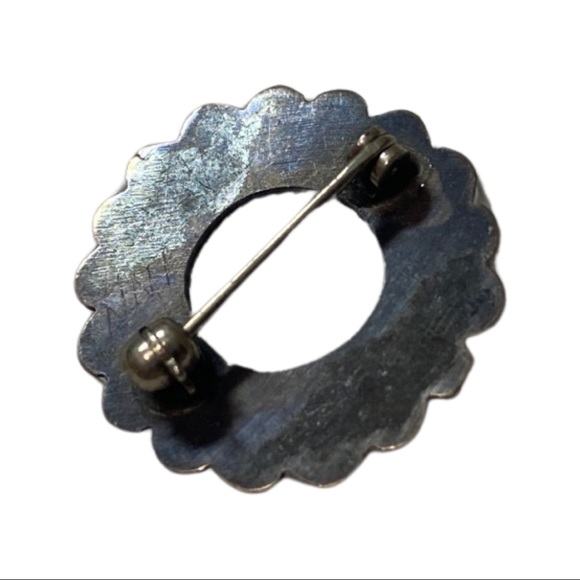 Vintage Turquoise Pin - Picture 2 of 3